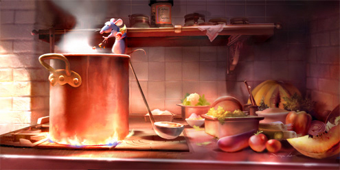 remy ratatouille cooking