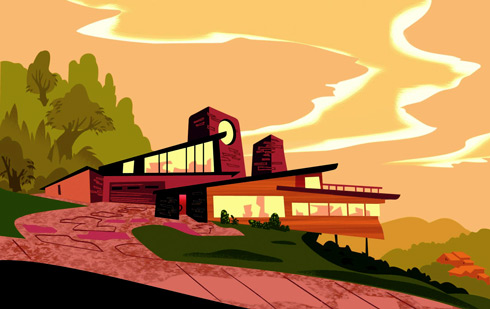 The Background Art of Disney's Kim Possible