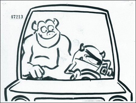 mike's new car pixar short